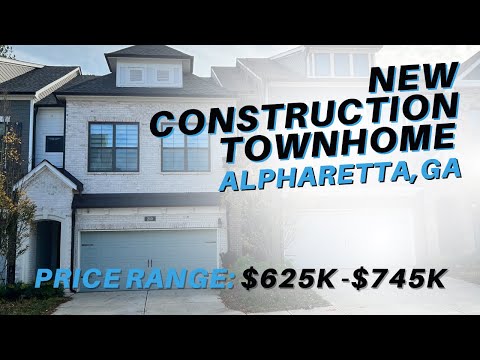Luxurious New Townhomes in Beautiful Community of Ashbury in Alpharetta