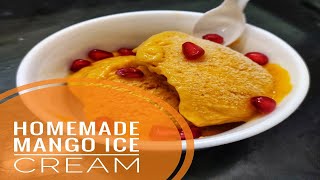 Simple mango ice cream I Homemade Ice cream