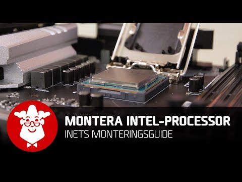 Montera en Intel-processor - Inets Monteringsguide