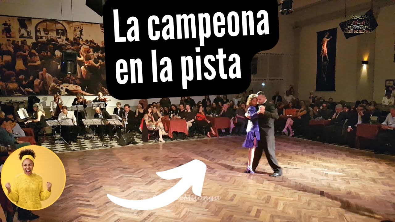 Al ritmo de Pugliese, Natacha Poberaj, Juan Cupini, orquesta Color Tango Baile Salon Canning