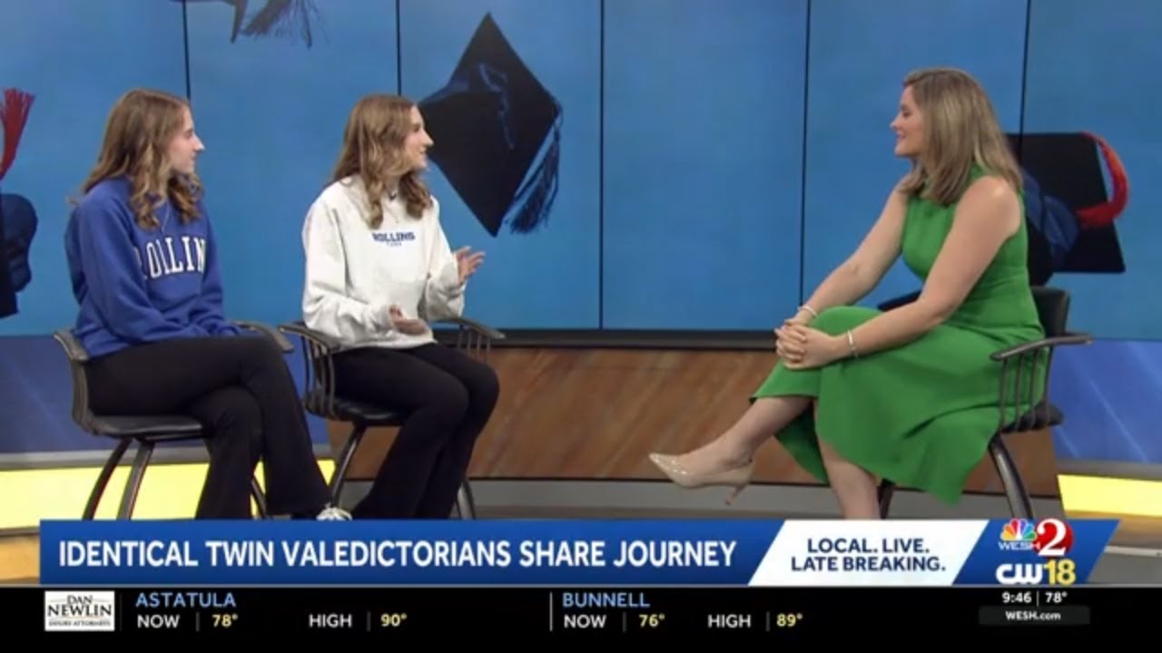 Kate and Emma Salerno on left sitting talking with anchor Meredith McDonough