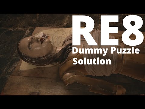 How to Solve the Dummy Puzzle (Solution) - Giant Nightmare Baby Doll House - Resident Evil 8 Village