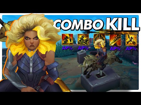 Ninguém acredita na Rell AP TOP até ver o que ela faz com 1 combo