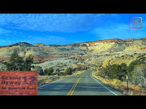 Most SCENIC Drive in America - Scenic Byway 12 - Utah 4K