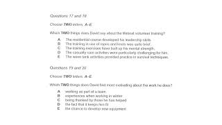 Cambridge 19 listening test 2 section 2