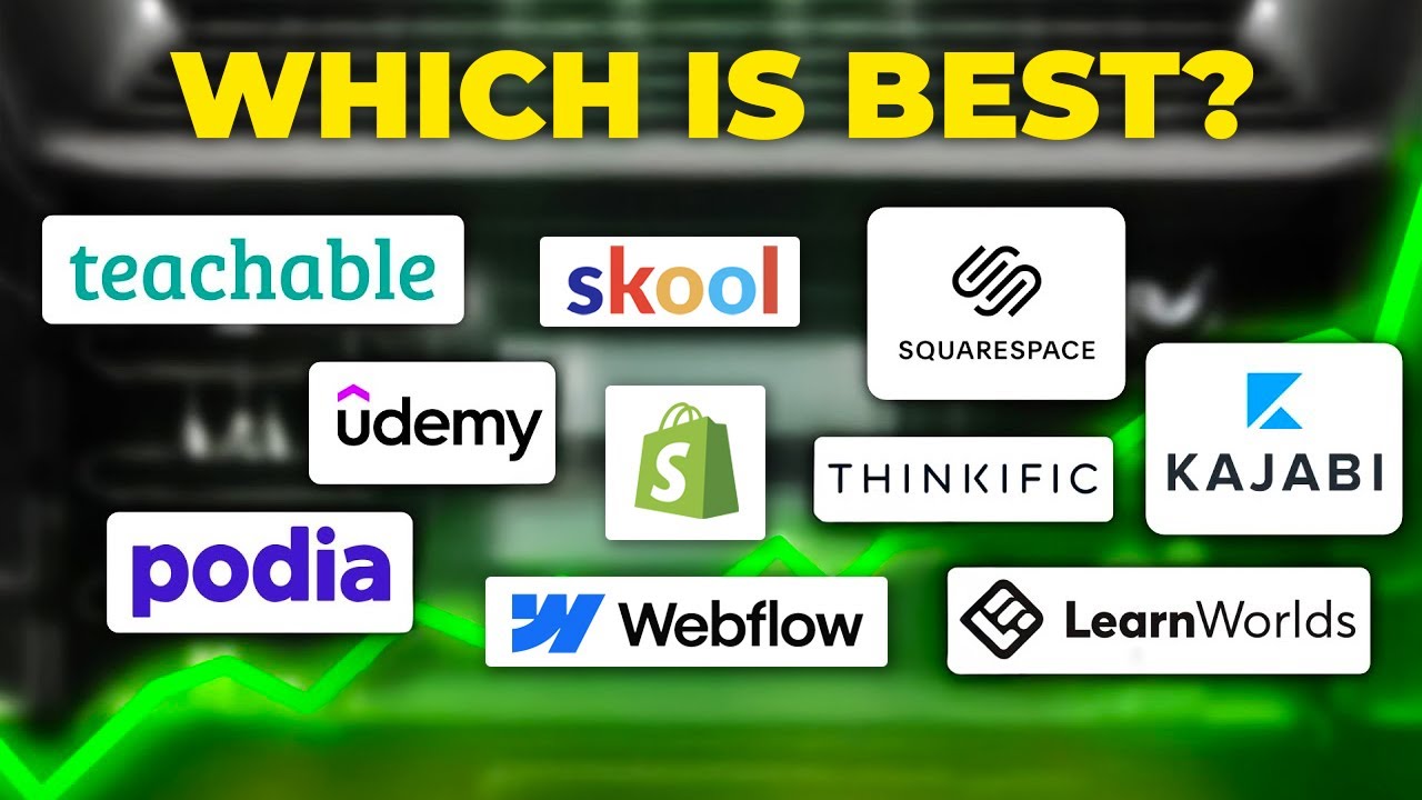 7 BEST Online Course Platforms in 2024! (Kajabi vs Teachable vs Thinkific vs Podia)