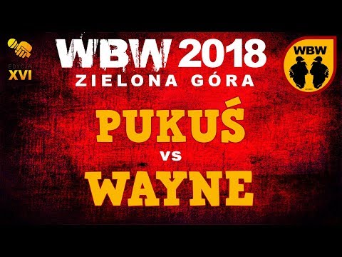Pukuś 🆚 Wayne🎤 WBW 2018 Zielona Góra (freestyle rap battle)