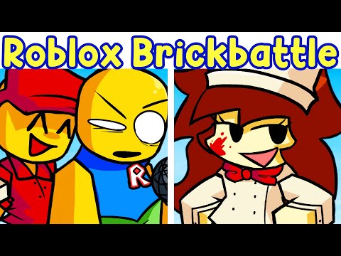 Friday Night Funkin': VS Roblox BRICKBATTLE Full Demo | FNF Mod
