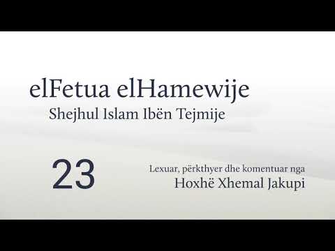 23. elFetua elHamewije - Hoxhë Xhemal Jakupi