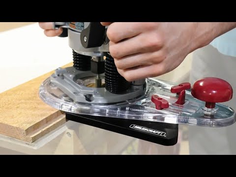 Milescraft 1224-1274 Edge&MortiseGuide - Router Attachment to cut Straight Lines and Finishing Edges