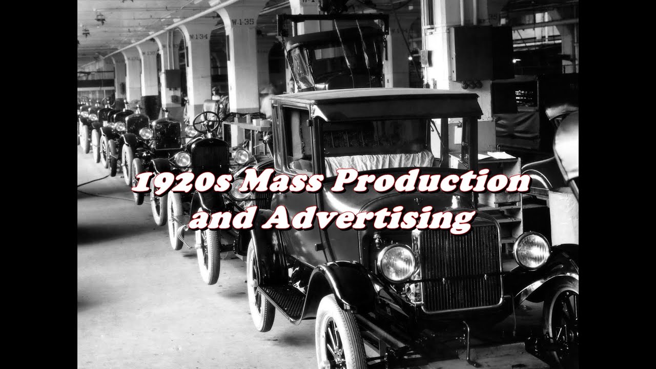 How did mass production affect the 1920s? Tipseri