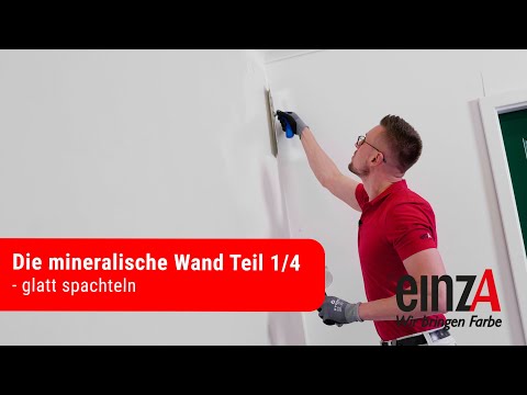 Die mineralische Wand - Teil 1/4 „glatt spachteln“