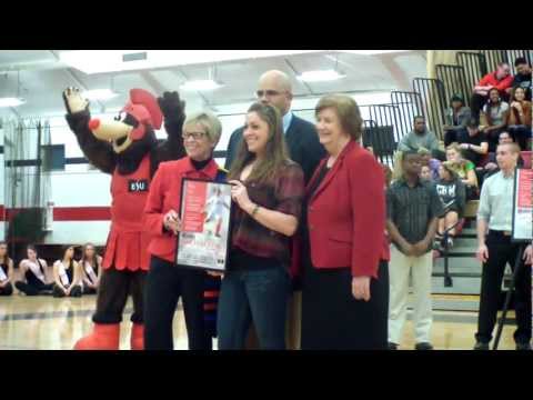 ESU Student Athlete Awards Recognition 2-13-13