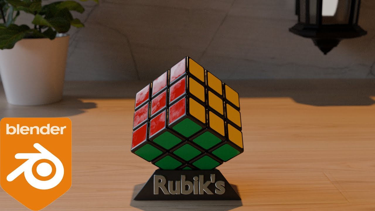 Blender Tutorial: Realistic Rubik's Cube