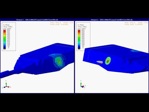Tank turret destroyed by 120mm missile