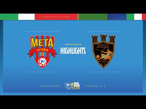 Meta Catania-Ecocity Genzano 6-3 | Goals and highlights | 2025/2026 Serie A Super Cup | Semifinal 1