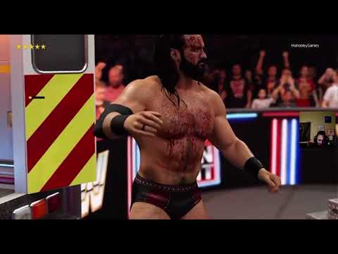 Most rigged ambulance match in a WWE game ever Drew McIntyre vs Cody Rhodes