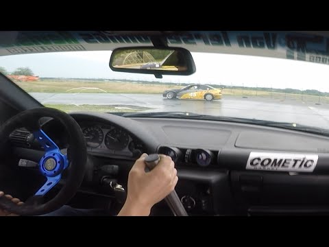 Drifting @ Weeze BMW E36 Turbo 25-6-2016 Pt 2