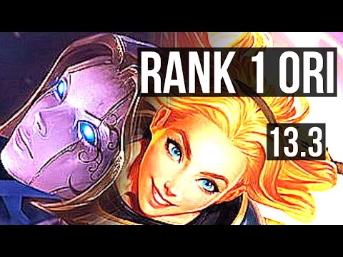 ORIANNA vs LUX (MID) | Rank 1 Ori, 8/1/3, Rank 12, Dominating | KR Challenger | 13.3