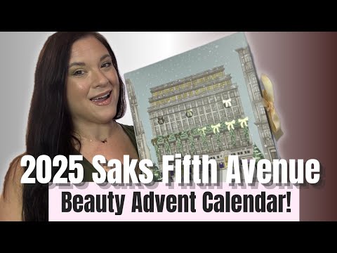2025 SAKS 5TH AVE BEAUTY ADVENT CALENDAR: Full Unboxing & 1st Impressions Luxury Fragrance Reviews! 