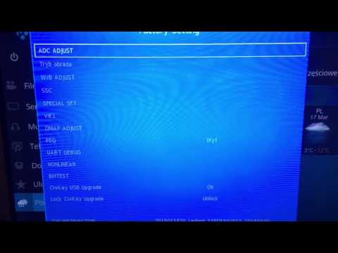 Kruger&Matz TV hidden menu factory settings