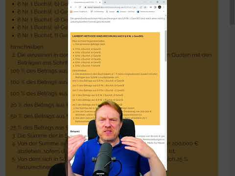 4. Klausurtipp Bilanzbuchhalter März 2023 - GewSt - Hinzurechnung § 8 Nr. 1 - LAMBERT-KOCHREZEPT