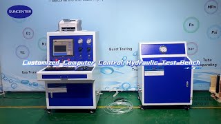 Suncenter Customized Computer Control Hydraulic Test Bench #hydrotestbench #pressuretesting