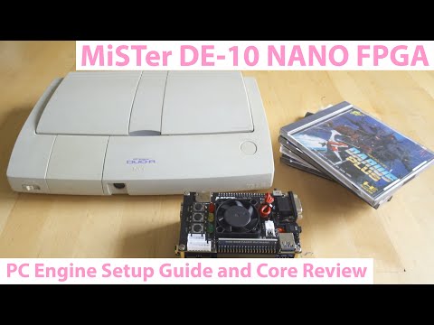 MiSTer FPGA DE-10 Nano PC Engine / TurboGrafx HuCard Setup Tutorial and Core Review