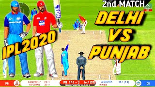 #2 DC vs KXIP - Delhi Capitals vs Kings xi Punjab IPL 2020 T20 Highlights In Real Cricket™ 20