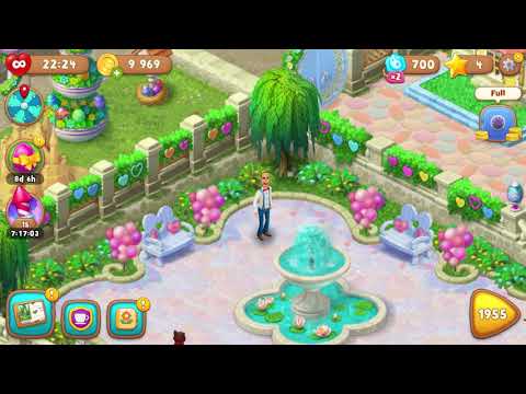 Gardenscapes Level 1954 With No Boosters - Hard Level - Easter Collection: Carrot Fence