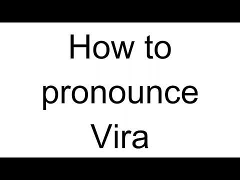 How to Pronounce Vira (Ukrainian)