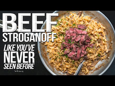 The Best Beef Stroganoff | SAM THE COOKING GUY 4K