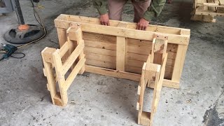 Woodworking Ideas Great From Old Pallets - Diy Picnic Table for Two