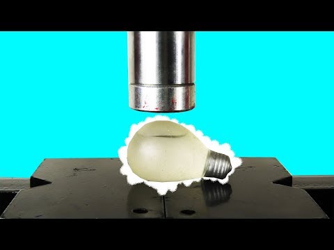 HYDRAULISCHE PRESSE vs. GLIBBER-GLÜHBIRNE | Die ExEx-Show