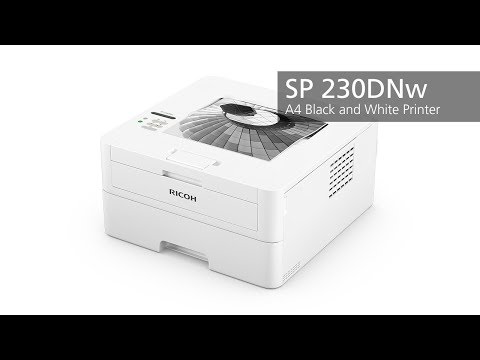 RICOH SP 230DNW Laserdrucker s/w video preview