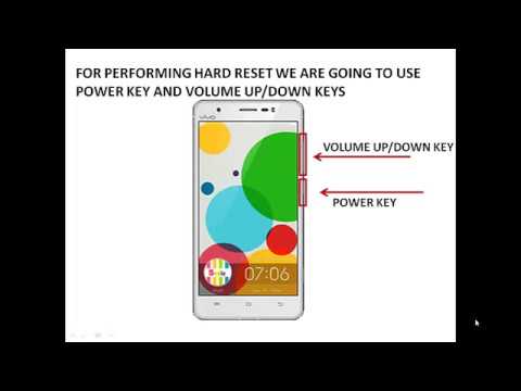 Vivo Xshot hard reset