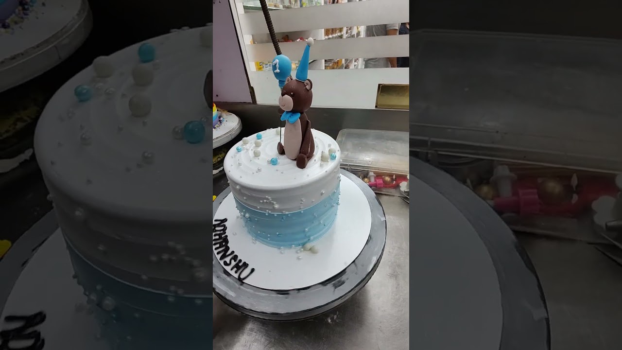 1 kg teddy bear cake 🎂🎂