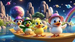Duck Duck Friends: 5 Little DucklingThe magical worlds of Colours | Kids rhyme | kids poem