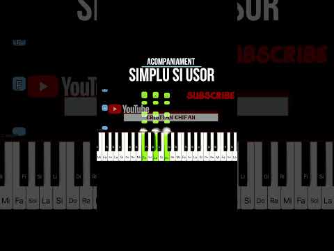 PIAN SIMPLU SI USOR Ce minunat e Dumnezeu ELDAD Tutorial cu acorduri Cristian Chifan   #piano
