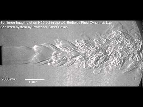 Schlieren Imaging of a Submerged Water Jet