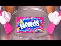 Unbelievable Rainbow Nerds Ice Cream Rolls Extreme Satisfying ASMR