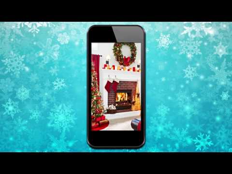 Christmas Fireplace Wallpaper Video
