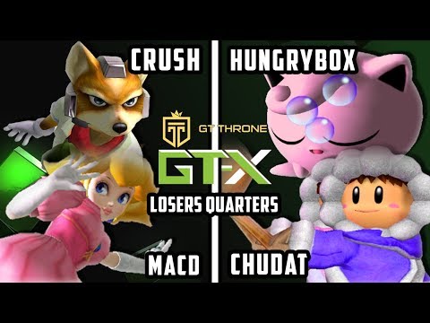 GTX 2017 Melee - SPY | MacD & EGTV.Crush Vs. Liquid`Hungrybox & Liquid`Chudat - SSBM L.Quarters