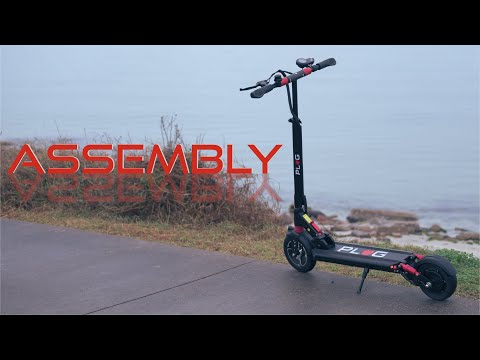 Plug City Folding Electric Scooter with Digital LCD Screen