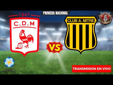 DEP.MORÓN VS. MITRE (sde) EN VIVO | PRIMERA NACIONAL 🔴⚪ vs 🟡⬛ ¡EL GALLO Y EL AURINEGRO EN EL URBANO!
