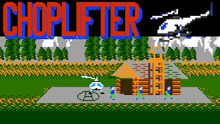 Choplifter (FC · Famicom) video game port | 8-mission (2 loops) session for 1 Player 🎮