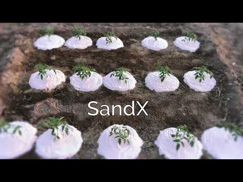 Super hydrophobic sand - growing more with less