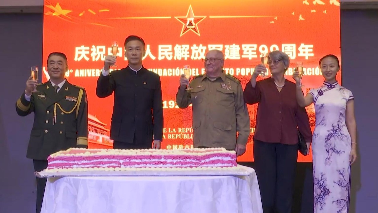 Celebran en Cuba 99° aniversario de fundación de EPL de China