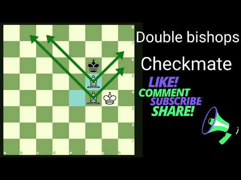 how to checkmate with 2 Bishops #chess