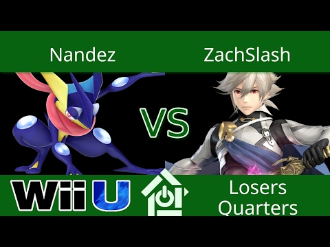 THGW 01/24/17 - Nandez (Greninja) vs ZachSlash (Corrin) - Smash 4 Losers Quarters